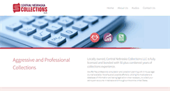 Desktop Screenshot of centralnebraskacollections.com